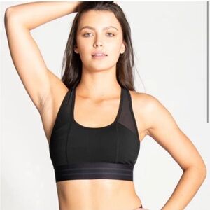 BELOFORTE Roxy Bra in Black. Racerback. Size Small. NWT!